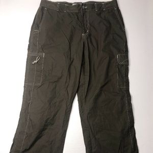 Columbia Size 10 Cargo Pants Brown Hiking Cotton